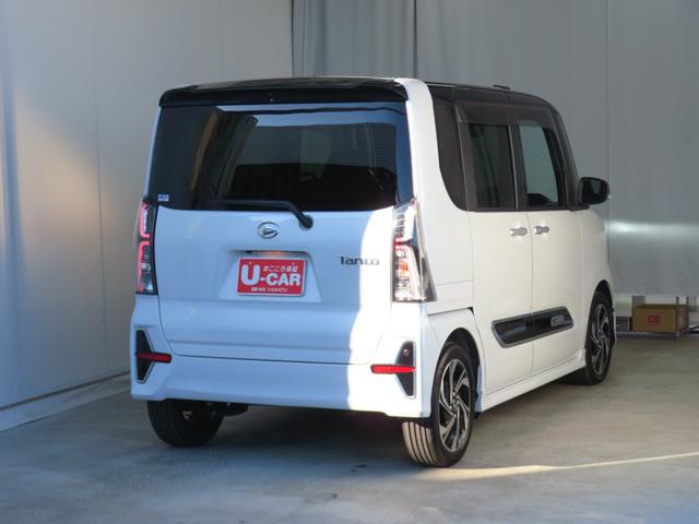タントカスタムRSスタイルセレクション キーフリー 1年間無料保証両側パワドア USB 前後ドラレコ 地デジ DVD 純正7型ナビ パノラマカメラ 電動パーキングブレーキ 運転席・助手席シートヒーター Bluetooth対応 ETC アダプティブクルーズコントロール(三重県)の中古車