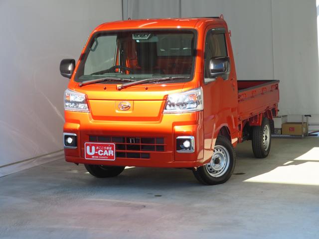 ハイゼットトラックスタンダード　農用スペシャル　４ＷＤ　ＣＶＴ　１年間無料保証記録簿　誤発進抑制機能　ワンオーナー　　デフロック　荷台作業照明　ゲートプロテクター　ゲートチェーン　あゆみ板掛け　キーフリー　マニュアルエアコン　コーナーセンサー　パワーウィンドウ　荷台ゴムマット（三重県）の中古車