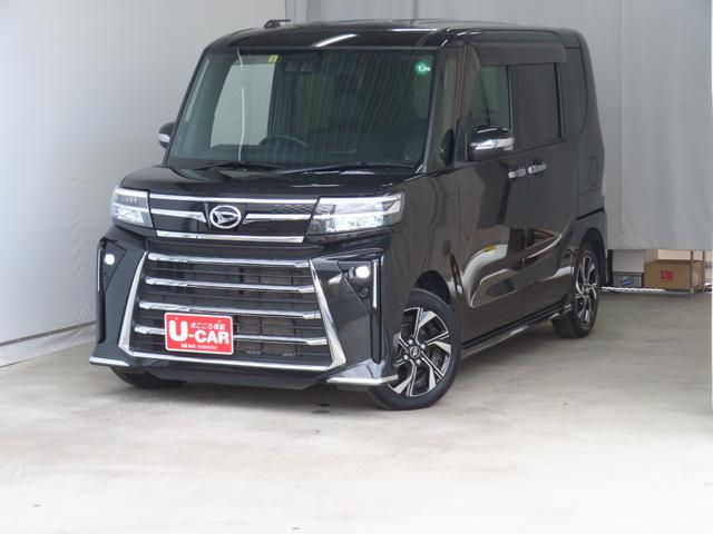 タントカスタムＸ　　純正９型ディスプレイオーディオ　１年間無料保証２０２６初売り１／４〜　衝突軽減ブレーキ　コーナーセンサー　Ｂｌｕｅｔｏｏｔｈ　Ｂカメラ　ＴＶ　ＬＥＤ　ワンオーナー　運転席・助手席シートヒーター　電動パーキングブレーキ　両側パワースライドドア（三重県）の中古車