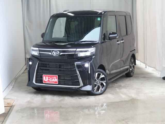 タントカスタムＸ　　純正９型ディスプレイオーディオ　１年間無料保証２０２６初売り１／４〜　衝突軽減ブレーキ　コーナーセンサー　Ｂｌｕｅｔｏｏｔｈ　Ｂカメラ　ＴＶ　ＬＥＤ　ワンオーナー　運転席・助手席シートヒーター　電動パーキングブレーキ　両側パワースライドドア（三重県）の中古車