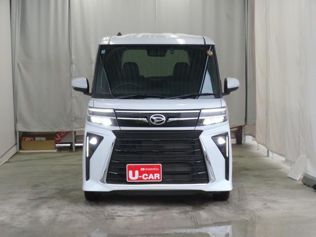 タントカスタムＸ　　　　純正７型ナビ　バックカメラ　１年間無料保証２０２６初売り１／４〜　衝突軽減ブレーキ　コーナーセンサー　ＬＥＤ　ワンオーナー　ＵＳＢ　前後ドラレコ　運転席・助手席シートヒーター　電動パーキングブレーキ　両側パワースライドドア　地デジ（三重県）の中古車