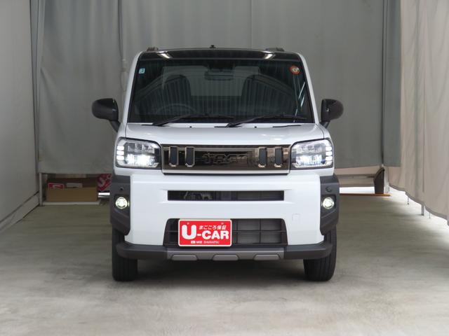 タフトＧターボ　ダーククロムベンチャー　キーフリー　１年間無料保証２０２６初売り１／４〜　車線逸脱警報装置　衝突回避支援ブレーキ　シートヒーター　安全ボディ　ＬＥＤ　ムーンルーフ　Ａストップ　エアバッグ　記録簿　バックカメラ　電動パーキングブレーキ　コーナーセンサー（三重県）の中古車