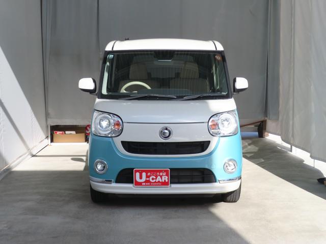 ムーヴキャンバスGメイクアップリミテッド SAIII 1年間無料保証ISTOP ブルートゥース 電格ミラー 助手席エアバック LED USB プッシュスタート 地デジ 純正7型ナビ パノラマカメラ キーフリー 両側パワースライドドア オートエアコン パワーウィンドウ(三重県)の中古車