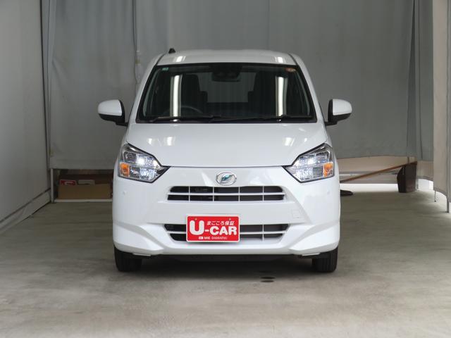 ミライースX SAIII マニュアルエアコン 1年間無料保証盗難防止アラーム 試乗車UP 衝突回避支援ブレーキ機能 電格ミラー Bカメ 点検記録簿 1オーナー キーレスエントリー コーナーセンサー パワーウィンドウ 純正フロアマット LEDヘッドライト(三重県)の中古車