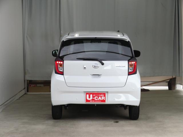 ミライースX SAIII マニュアルエアコン 1年間無料保証盗難防止アラーム 試乗車UP 衝突回避支援ブレーキ機能 電格ミラー Bカメ 点検記録簿 1オーナー キーレスエントリー コーナーセンサー パワーウィンドウ 純正フロアマット LEDヘッドライト(三重県)の中古車