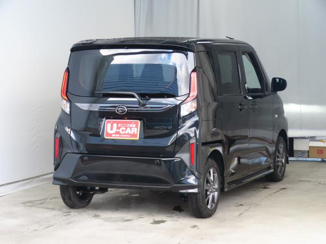 ムーヴG 届出済未使用車 バックカメラ キーフリー 1年間無料保証Bluetooth対応 エコアイドル LED コーナーセンサー 純正9型ディスプレイオーディオ 前後ドラレコ 助手席側パワースライドドア ワイヤレス充電 USB接続 ダンディスポーツスタイル(三重県)の中古車