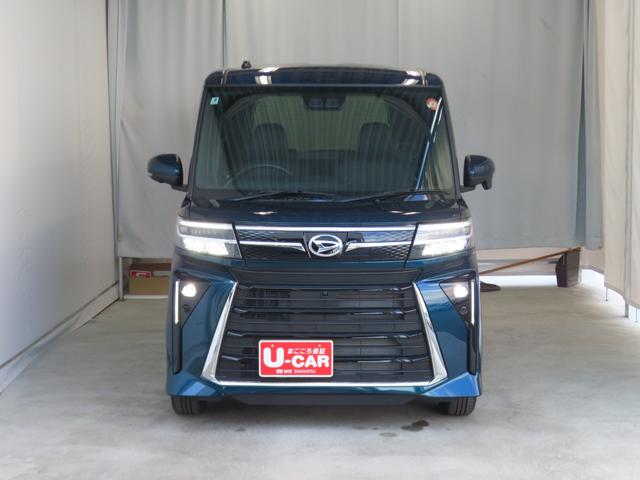 タントカスタムＸ　　　運転席・助手席シートヒーター　１年間無料保証３６０°カメラ　衝突軽減ブレーキ　コーナーセンサー　アイドリングストップ機能　盗難警報装置　ＬＥＤヘッドライト　ワンオーナー　キーフリー　電動パーキングブレーキ　両側パワースライドドア　オートエアコン（三重県）の中古車