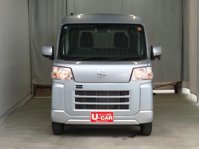 ハイゼットカーゴクルーズ　２ＷＤ　ＣＶＴ　マニュアルエアコン　１年間無料保証車線逸脱　電動ミラー　衝突軽減システム　ハイビームアシスト　１オーナー　アイドリングＳＴＯＰ　オートライト　ＡＢＳ　キーフリーシステム　純正フロアマット　コーナーセンサー　パワーウィンドウ　レベリング（三重県）の中古車