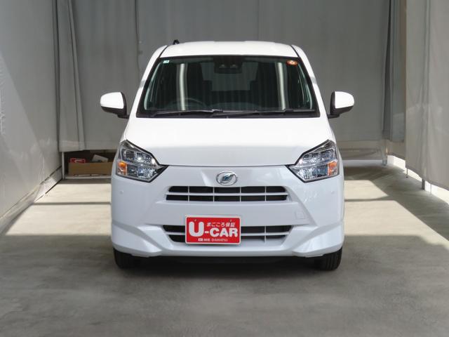 ミライースＸ　ＳＡIII　　　　　　キーレスエントリー　１年間無料保証盗難防止アラーム　試乗車ＵＰ　衝突回避支援ブレーキ機能　電格ミラ　レーンキープアシスト　安全ボディ　Ｂカメ　点検記録簿付　１オーナー　ＬＥＤライト　ＡＢＳ　コーナーセンサー　マニュアルエアコン（三重県）の中古車