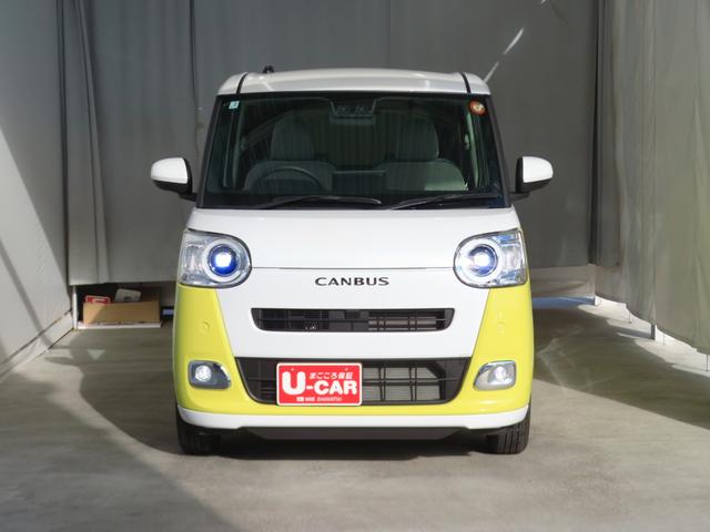 ムーヴキャンバスストライプスG バックカメラ オートエアコン 1年間無料保証BLUETOOTH 地デジ USB接続 Sヒーター キーフリー LEDライト 純正9型ディスプレイオーディオ 電動パーキングブレーキ コーナーセンサー 両側パワースライドドア HDMI接続(三重県)の中古車