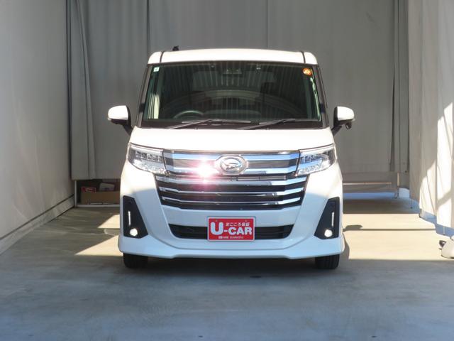 トールカスタムＧ　　　純正７型ナビ　パノラマカメラ　１年間無料保証ＬＥＤライト　ブルートゥース　Ｉストップ　電格ミラー　ウォークスルー　ＤＶＤ　ワンオーナー　ＥＴＣ　ＵＳＢ　前後ドラレコ　電動パーキングブレーキ　両側パワースライドドア　コーナーセンサー　キーフリー（三重県）の中古車