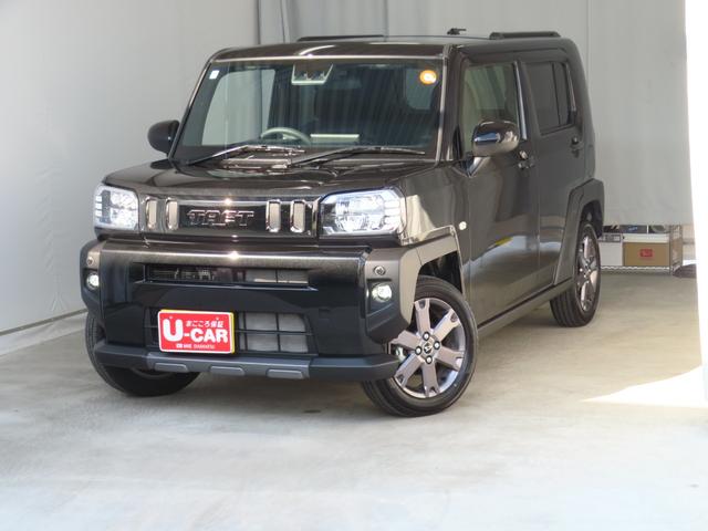 タフトGターボ ダーククロムベンチャーecoIDLE非装着車元代車 電動格納ドアミラー キーフリー シートヒーター バックカメラ 純正9型ディスプレイオーディオ Bluetooth対応 HDMI接続 コーナーセンサ 電動パーキングブレーキ 1年間保証(三重県)の中古車