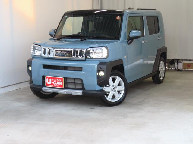 タフトG クロムベンチャー ecoIDLE非装着車 1年間無料保証運転席・助手席シートヒーター キーフリー 点検記録簿 ワンオーナー車 試乗車 コーナーセンサー 電動格納式ドアミラー レーンキープ LEDヘッド オートエアコン パノラマカメラ 電動パーキングブレーキ(三重県)の中古車