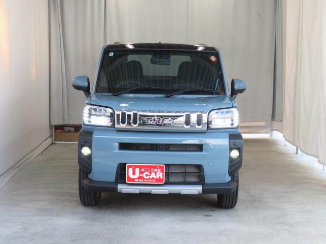 タフトG クロムベンチャー ecoIDLE非装着車 1年間無料保証運転席・助手席シートヒーター キーフリー 点検記録簿 ワンオーナー車 試乗車 コーナーセンサー 電動格納式ドアミラー レーンキープ LEDヘッド オートエアコン パノラマカメラ 電動パーキングブレーキ(三重県)の中古車