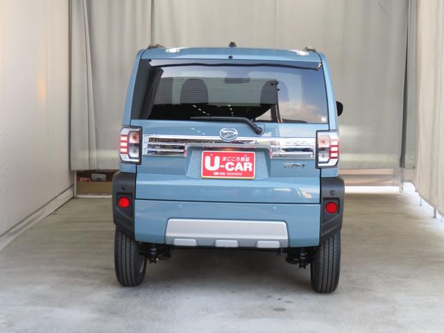 タフトG クロムベンチャー ecoIDLE非装着車 1年間無料保証運転席・助手席シートヒーター キーフリー 点検記録簿 ワンオーナー車 試乗車 コーナーセンサー 電動格納式ドアミラー レーンキープ LEDヘッド オートエアコン パノラマカメラ 電動パーキングブレーキ(三重県)の中古車