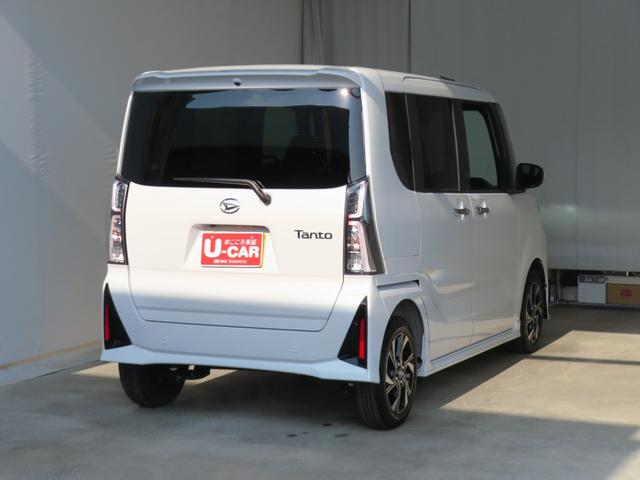 タントカスタムＸ　　純正９型ディスプレイオーディオ　１年間無料保証１オーナ　バックカメラ　コーナーセンサー　電動パーキングブレーキ　地デジ　ＢＬＵＥＴＯＯＴＨ　キーフリー　展示車　電動ミラー　ＵＳＢ　両側パワースライドドア　ＨＤＭＩ接続　運転席・助手席シートヒーター（三重県）の中古車