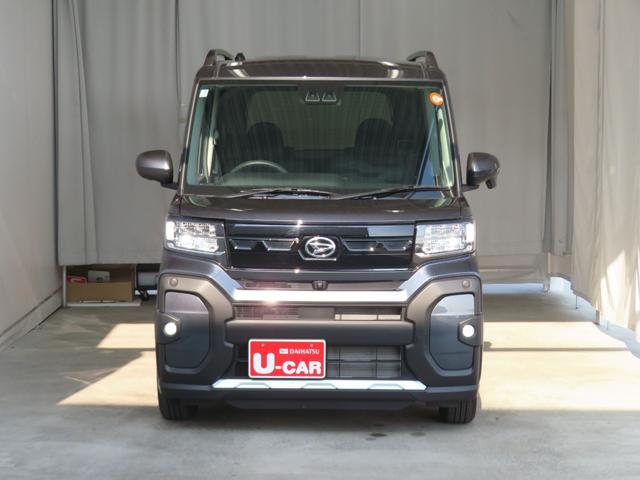 タントファンクロス　　運転席・助手席シートヒーター　１年間無料保証コーナーセンサー　電動パーキングブレーキ　電格ドアミラー　展示車　両側オートスライドドア　車線逸脱警報　セキュリティ　衝突安全ボディ　ＬＥＤヘッドライト　パノラマカメラ　キーフリー　オートエアコン（三重県）の中古車