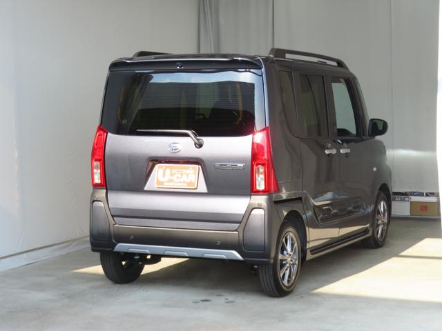 タントファンクロス　　運転席・助手席シートヒーター　１年間無料保証コーナーセンサー　電動パーキングブレーキ　電格ドアミラー　展示車　両側オートスライドドア　車線逸脱警報　セキュリティ　衝突安全ボディ　ＬＥＤヘッドライト　パノラマカメラ　キーフリー　オートエアコン（三重県）の中古車