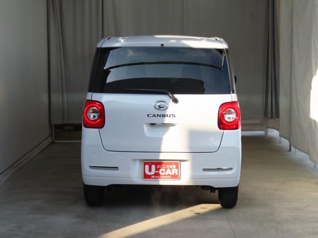 ムーヴキャンバスセオリーＧ　　　運転席・助手席シートヒーター　１年間無料保証誤発進抑制機能　電動パーキングブレーキ　ＬＥＤライト　電動格納ドアミラー　ワンオーナー　ベンチシート　バックカメラ　両側パワースライドドア　コーナーセンサ　キーフリー　オートエアコン　パワーウィンドウ（三重県）の中古車