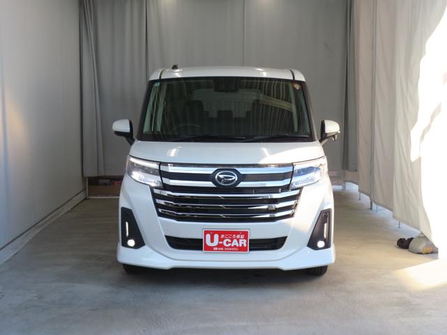 トールカスタムＧ　　純正９型ディスプレイオーディオ　１年間無料保証コーナーセンサ　電動パーキングブレーキ　アイドリングＳ　ＬＥＤヘッド　地デジ　ワンオーナー　電格ミラー　元試乗車　バックカメラ　ＨＤＭＩ接続　キーフリー　Ｂｌｕｅｔｏｏｔｈ対応　両側パワースライドドア（三重県）の中古車