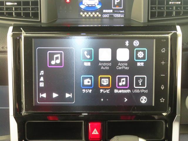 トールカスタムＧターボ　キーフリー　オートエアコン　１年間無料保証左右パワースライドドア　コーナーセンサ　純正９型ディスプレイオーディオ　ＬＥＤ　地デジ　エコアイドル　元試乗車　電動格納ミラー　Ｂｌｕｅｔｏｏｔｈ　電動パーキングブレーキ　ＨＤＭＩ接続　パノラマカメラ（三重県）の中古車