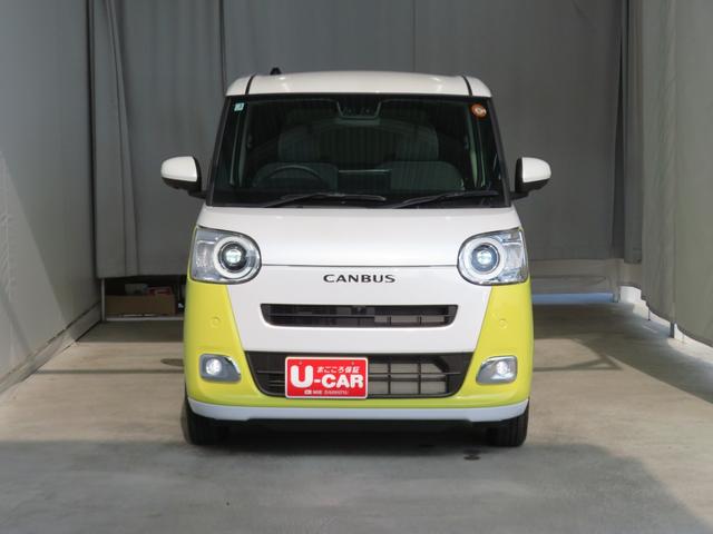 ムーヴキャンバスストライプスＧ　　　　ｅｃｏＩＤＬＥ非装着車　１年間無料保証電動パーキングブレーキ　コーナーセンサー　純正９型ディスプレイオーディオ　パノラマカメラ　運転席・助手席シートヒーター　キーフリー　ワイヤレス充電　Ｂｌｕｅｔｏｏｔｈ　ＴＶ　ＬＥＤライト　ＨＤＭＩ接続（三重県）の中古車