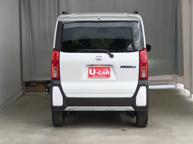 タントファンクロスターボ　　電動パーキングブレーキ　１年間無料保証両側パワースライドドア　コーナーセンサ　展示試乗車　地デジ　電動格納ドアミラー　ＬＥＤライト　ＵＳＢ接続　純正９型ディスプレイオーディオ　バックカメラ　キーフリー　Ｂｌｕｅｔｏｏｔｈ対応　ＨＤＭＩ接続（三重県）の中古車