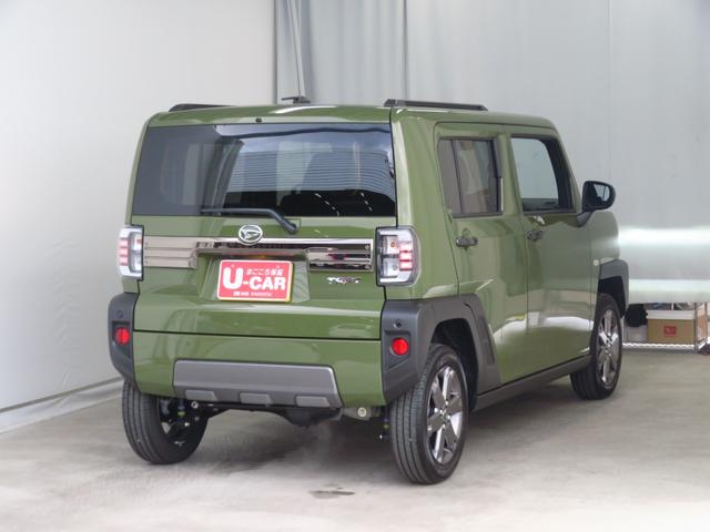 タフトG ダーククロムベンチャー 4WD CVT 1年間無料保証電動パーキングブレーキ コーナーセンサー LEDヘッドライト キーフリー アイドリングストップ車 ムーンルーフ 衝突安全ボディ 記録簿 パノラマカメラ 運転席・助手席シートヒーター オートエアコン(三重県)の中古車