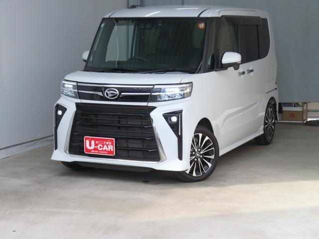 タントカスタムＲＳ　　純正７型ナビ　パノラマカメラ　１年間無料保証電動パーキングブレーキ　コーナーセンサー　キーフリー　１オーナー車　Ｂｌｕｅｔｏｏｔｈ対応　ＬＥＤヘットライト　前後ドラレコ　ＥＴＣ　運転席・助手席シートヒーター　両側パワースライドドア　ＵＳＢ接続（三重県）の中古車