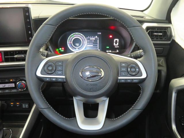 ロッキープレミアムＧ　ＨＥＶ　電動パーキングブレーキ　１年間無料保証コーナーセンサー　Ｂｌｕｅｔｏｏｔｈ対応　ＵＳＢ接続　地デジ　電動格納式ドアミラー　ＬＥＤヘッドランプ　キーフリー　パノラマカメラ　運転席・助手席シートヒーター　純正９型ディスプレイオーディオ（三重県）の中古車