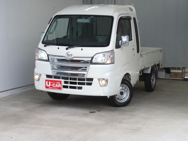 ハイゼットトラックジャンボ　　　　４ＷＤ　５ＭＴ　荷台作業照明　１年間無料保証前方用ドライブレコーダー　ゲートチェーン　マニュアルエアコン　デフロック　あゆみ板掛け　レベリング　キーレスエントリー　ＬＥＤヘッド　ＥＴＣ　ワンオーナー　パワーウィンドウ（三重県）の中古車