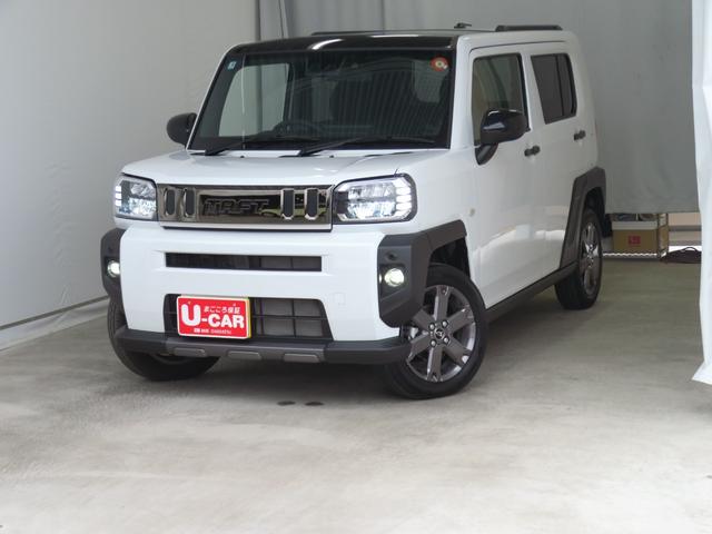 タフトＧ　ダーククロムベンチャー　　　バックカメラ　１年間無料保証電動パーキングブレーキ　コーナーセンサー　純正９型ディスプレイオーディオ　サンル−フ　電動格納式ミラー　ＢＬＵＥＴＯＯＴＨ　プッシュスタート　地デジ　運転席・助手席シートヒーター　ＨＤＭＩ接続（三重県）の中古車