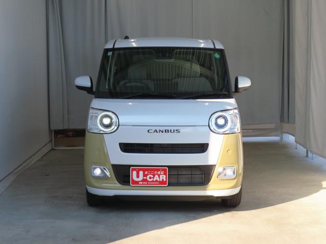 ムーヴキャンバスストライプスＧ　運転席・助手席シートヒーター　１年間無料保証電動パーキングブレーキ　コーナーセンサー　Ｗパワースライドドア　地デジ　バックカメラ　試乗車ＵＰ　ワイヤレス充電　ＨＤＭＩ接続　キーフリー　Ｂｌｕｅｔｏｏｔｈ対応　純正９型ディスプレイオーディオ（三重県）の中古車