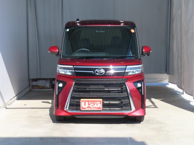 タントカスタムX 運転席・助手席シートヒーター 1年間無料保証電動パーキングブレーキ コーナーセンサー 1オーナー アイドリングS 展示車 電動格納式ミラー 衝突安全ボディ LEDヘッドライト パノラマカメラ 両側パワースライドドア オートエアコン キーフリー(三重県)の中古車