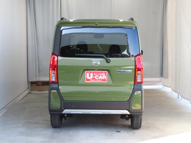 タントファンクロス 運転席・助手席シートヒーター 1年間無料保証電動パーキングブレーキ コーナーセンサ 純正9型ディスプレイオーディオ Bluetooth プッシュスタート 電動格納ドアミラー 展示車 バックカメラ HDMI接続 両側パワースライドドア キーフリー(三重県)の中古車