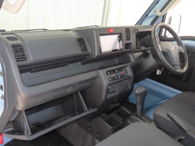 ハイゼットトラックジャンボ 4WD 4AT 純正7型ナビ 1年間無料保証ゲートプロテクター マニュアルエアコン 荷台作業照明 あゆみ板掛け レベリング バックカメラ ETC 前方用ドライブレコーダー ゲートチェーン 定期点検記録簿 地デジ ワンオーナー キーレスエントリー(三重県)の中古車