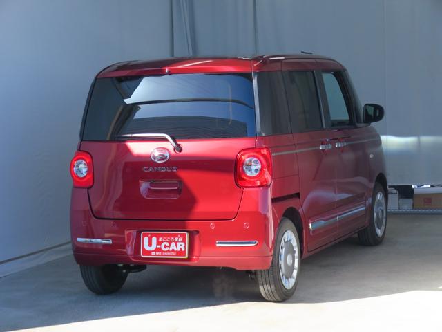 ムーヴキャンバスセオリーＧ　　　運転席・助手席シートヒーター　１年間無料保証電動パーキングブレーキ　コーナーセンサー　純正９型ディスプレイオーディオ　ＬＥＤライト　電格ミラー　地デジ　両側パワースライドドア　バックカメラ　Ｂｌｕｅｔｏｏｔｈ対応　ＨＤＭＩ接続　キーフリー（三重県）の中古車