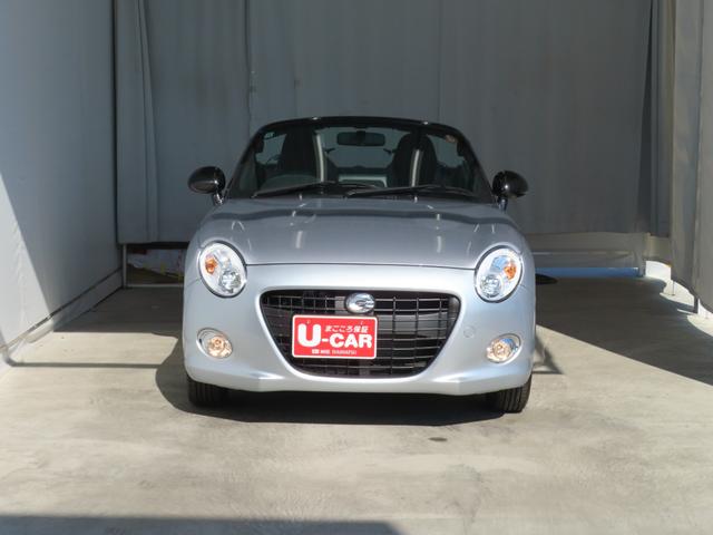 コペンセロ運転席・助手席シートヒーター キーフリー 整備記録簿 ターボ LEDヘットランプ ABS アルミホイール 衝突安全ボディ 元ディーラー試乗車 アイドリングストップ プッシュ式エンジンスターター(三重県)の中古車