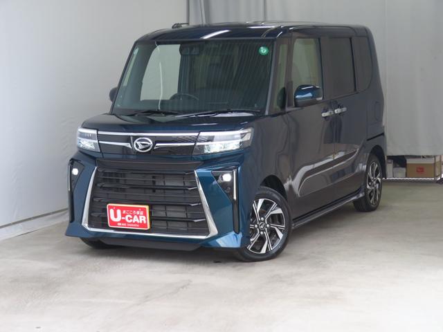 タントカスタムＸ電動パーキングブレーキ　コーナーセンサー　地デジ　展示車　電格ミラー　バックカメラ　１オーナー　ＨＤＭＩ接続　両側パワースライドドア　運転席・助手席シートヒーター　オートエアコン　Ｂｌｕｅｔｏｏｔｈ（三重県）の中古車