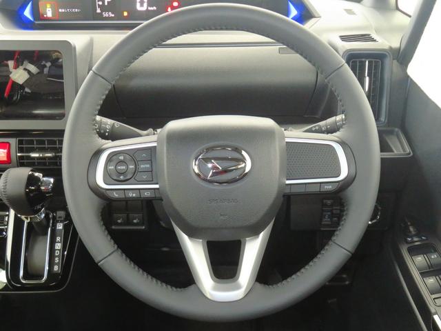 タントカスタムＲＳ　　運転席・助手席シートヒーター　１年間無料保証電動パーキングブレーキ　コーナーセンサー　ｉ−ｓｔｏｐ　元試乗車　キーフリー　衝突安全ボディ　ＬＥＤヘットライト　ターボ車　両側パワースライドドア　パノラマカメラ　オートエアコン　電動格納ミラー（三重県）の中古車