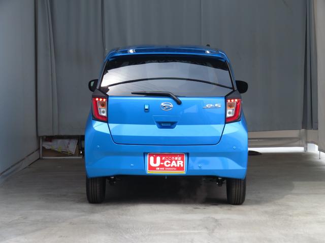 ミライースＸ　ＳＡIII　届出済未使用車　バックカメラ　１年間無料保証衝突回避支援ブレーキ　コーナーセンサー　電動ミラー　キーレスエントリー　車線逸脱警報装置　ｉ−ｓｔｏｐ　ＬＥＤヘットランプ　衝突安全ボディ　ワンオーナー　元試乗車　マニュアルエアコン　パワーウィンドウ（三重県）の中古車