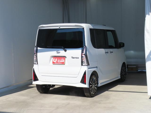 タントカスタムＲＳリミテッド　　　　オートエアコン　１年間無料保証電動パーキングブレーキ　コーナーセンサー　車線逸脱警報　両側パワースライドドア　アルミホイール　Ｉ−ＳＴＯＰ　ＥＴＣ　アダプティブクルコン　バックカメラ　運転席・助手席シートヒーター　キーフリー（三重県）の中古車