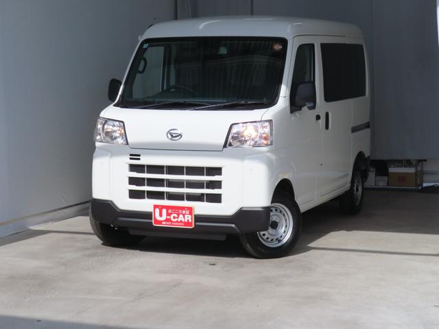 ハイゼットカーゴDX 2WD CVT マニュアルエアコン 1年間無料保証アイドリングストップ コーナーセンサー キーレスエントリーシステム 衝突安全ボディ 1オーナー車 両側スライドドア オートライト 記録簿 ABS レベリング AM/FMラジオ パワーウィンドウ(三重県)の中古車