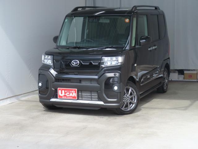 タントファンクロス 純正9型ディスプレイオーディオ 1年間無料保証電動パーキングブレーキ コーナーセンサー Bluetooth プッシュスタート 電格ドアミラー 展示車 バックカメラ HDMI接続 両側パワースライドドア 運転席・助手席シートヒーター オートエアコン(三重県)の中古車