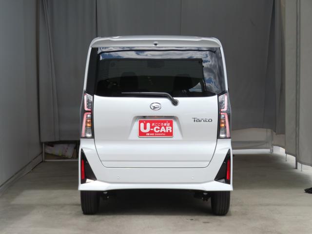 タントカスタムＸ　　　　　　両側パワースライドドア　１年間無料保証電動パーキングブレーキ　コーナーセンサー　キーフリー　運転席・助手席シートヒーター　オートエアコン　１オーナー　アイドリングＳ　展示車　電動格納式ミラー　バックカメラ　ＬＥＤヘッドライト（三重県）の中古車