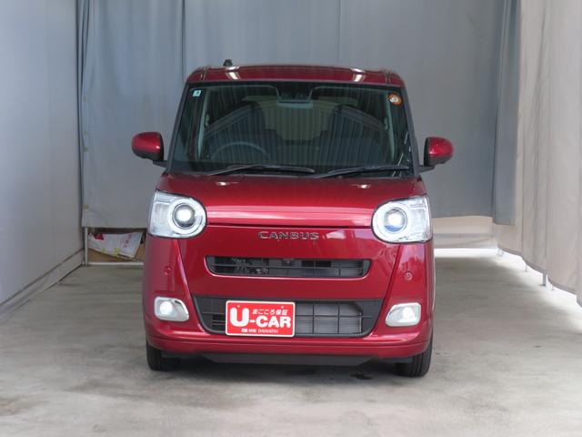 ムーヴキャンバスセオリーGターボ 両側パワースライドドア 1年間無料保証電動パーキングブレーキ コーナーセンサー アダプティブクルーズ 電動格納式ドアミラー レーンアシスト ワンオーナー パノラマカメラ 運転席・助手席シートヒーター オートエアコン キーフリー(三重県)の中古車