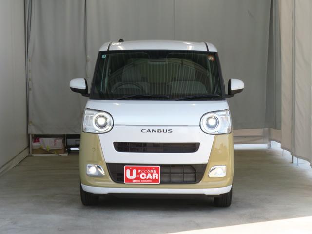 ムーヴキャンバスストライプスG 運転席・助手席シートヒーター 1年間無料保証電動パーキングブレーキ コーナーセンサー Wパワースライドドア 前後誤発進抑制 バックカメラ 試乗車UP プッシュスタート 車線逸脱警告 キーフリー オートエアコン 純正フロアマット パワーウィンドウ(三重県)の中古車