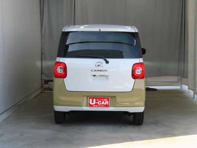 ムーヴキャンバスストライプスG 運転席・助手席シートヒーター 1年間無料保証電動パーキングブレーキ コーナーセンサー Wパワースライドドア 前後誤発進抑制 バックカメラ 試乗車UP プッシュスタート 車線逸脱警告 キーフリー オートエアコン 純正フロアマット パワーウィンドウ(三重県)の中古車