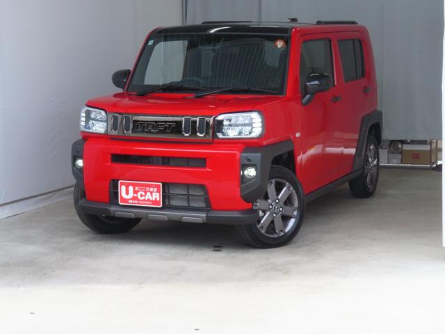 タフトG ダーククロムベンチャー オートエアコン 1年間無料保証電動パーキングブレーキ コーナーセンサー 電動格納ドアミラー 1オ−ナ− Bカメラ アダプティブクルーズコントロール 記録簿 アルミホイール ABS キーフリー 運転席・助手席シートヒーター(三重県)の中古車