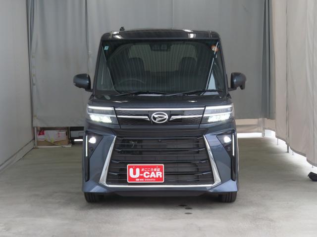 タントカスタムRS 運転席・助手席シートヒーター 1年間無料保証電動パーキングブレーキ コーナーセンサー 衝突回避支援 Aストップ 元試乗車 衝突安全ボディ ターボ プッシュスタート ABS パノラマカメラ キーフリー 両側パワースライドドア オートエアコン(三重県)の中古車